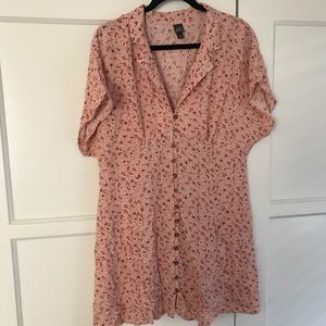 Wild Fable Pink Floral Dress